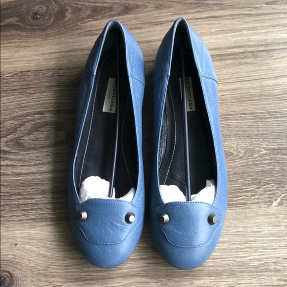 Balenciaga Arena Studded Ballet Flat